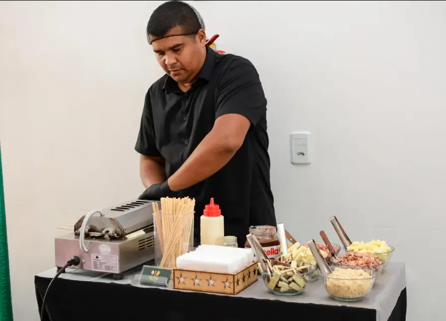 Crepes Suíços Feitos na Hora